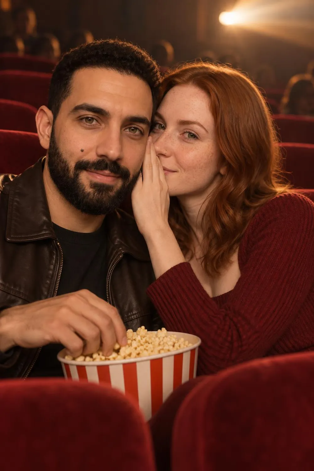 Valentine's photo idea: the old cinema date